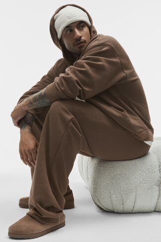 Alo Yoga Accolade Full Zip Hoodie - Java Brown in Saudi Arabia