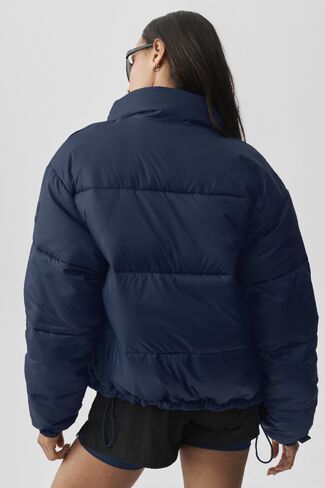 Alo Yoga Cold Front Puffer Jacket - Navy in Saudi Arabia