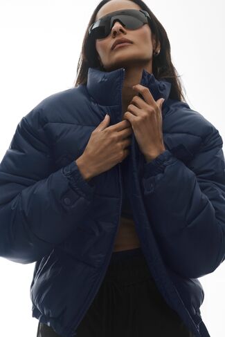 Alo Yoga Cold Front Puffer Jacket - Navy in Saudi Arabia