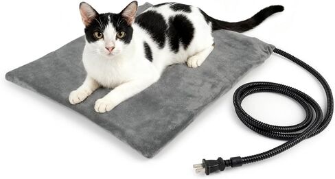NICREW Cat Heating Pad, Consistent Heat, 17.7"x15.7", 30W, Khaki in Saudi Arabia