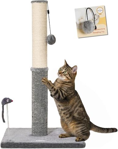 Happi N Pets Cat Scratching Post, Cat Scratchers for Indoor Cats with Toys in Kuwait