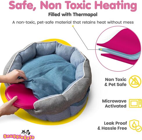 SnuggleSafe Microwave Pet Heating Disc, Heating Pad for Kittens & Cats in Kuwait