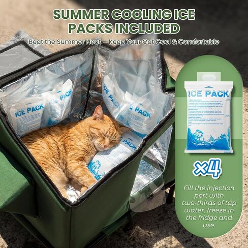 JUNSPOW Outdoor Cat House Weatherproof - All-Season Insulated Cat Shelter in Saudi Arabia
