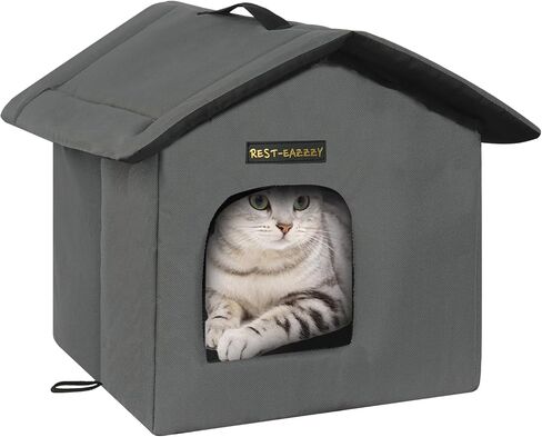 Rest-Eazzzy Outdoor Cat House for Feral Cats,Weatherproof & Insulated in Saudi Arabia