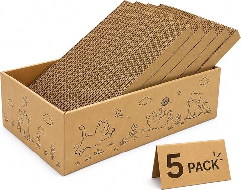 Cat Scratching Board 2-Pack, Reversible Cat Scratcher Pad, Large in Saudi Arabia