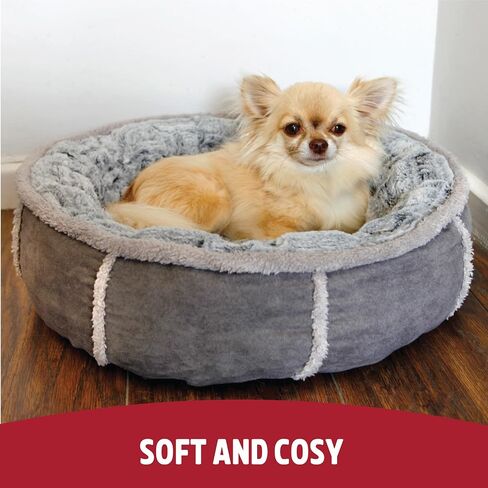 40 Winks Deep Plush Donut - Grey 20" ped bed in Kuwait