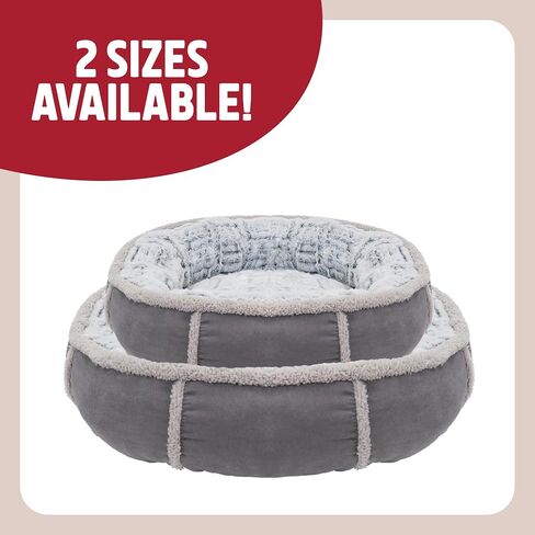 40 Winks Deep Plush Donut - Grey 20" ped bed in Kuwait