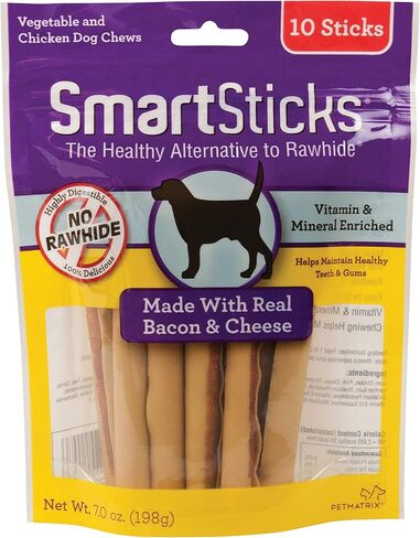 SmartBones SmartSticks Rawhide-Free Dog Treats, Real Sirloin, 5 Count in Kuwait