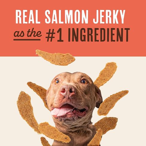 Waggin' Train Salmon Jerky Dog Treats for Skin and Coat Support, Made with 100% Real Salmon, No Grains and No Artificial Flavors or Colors, High Protein Dog Treat, Easily Digestible, 12 oz. Pouch in Kuwait