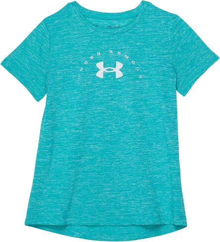 Under Armour Girls' Tech Twist Arch Big Logo Short-Sleeve Crew Neck T-Shirt in Kuwait