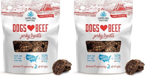 Farmland Traditions Filler Free Dogs Love Chicken Premium Jerky Treats for Dogs, 3 lb. Bag in Kuwait