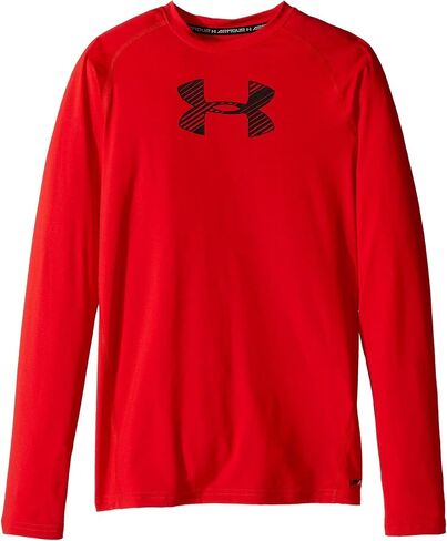 Under Armour Boys Heatgear Armour Long Sleeve Shirt in Kuwait