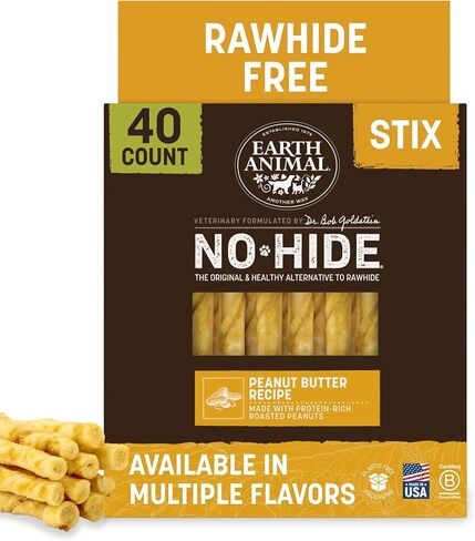 Earth Animal No Hide Stix - Rawhide Free Dog Chews Sticks 20 Count Chicken in Kuwait