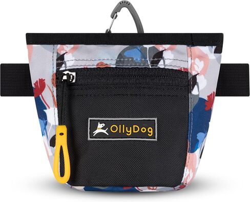 OllyDog, Goodie Treat Bag, Dog Treat Training Pouch | Magnetic Closure | 3 Ways to Wear | Hands-Free Waist Belt | Water-Resistant Recycled Vegan Fabric (Raven S'25) in Saudi Arabia