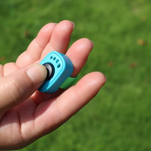 Pet Clicker for Dogs/Cats/Horses/Birds or Other Animals - Mini Finger Clickers for Training (Black + Blue) in Kuwait