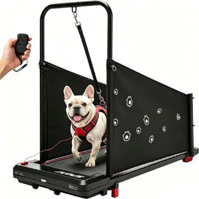 Dog Treadmill for Small & Medium Dogs, Quiet 2.5HP Motor Doggy Treadmill with Remote & LED, Shake and 0-2% Incline, Indoor Pet Exercise Treadmill for Dogs Up to 265lbs in Saudi Arabia