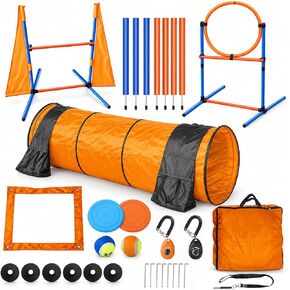 Dog Agility Equipment, 80-Piece Dog Agility Course Backyard Set in Kuwait