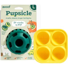 WOOF Pupsicle Dog Treat Toy with Silicone Treat Tray for Dogs 25-75 lbs in Saudi Arabia