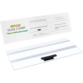 19.33x9.65in Clear Tempered Glass Canopy in Saudi Arabia