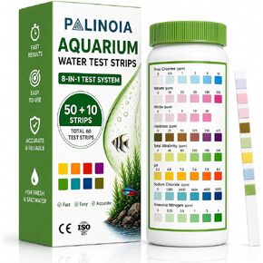 Palinoia 8-in-1 Aquarium Water Test Strips, 60 Count in Kuwait