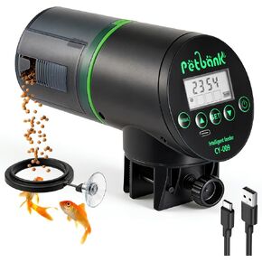 Automatic Fish Feeder for Aquarium Easy Setup & 4 Timers Black in Kuwait