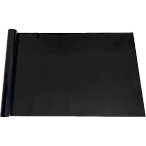 XCNO Black Aquarium Background Fish Tank Film, Static Cling, 23.6 x 11.8 in in Kuwait