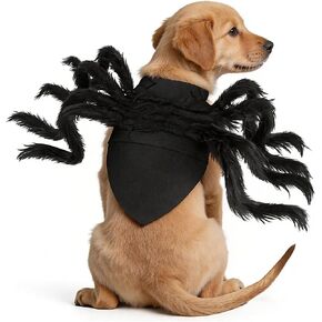 Halloween Spider Costume for Dog Cat, Halloween Pet Costume Halloween Decorations, Spider Decor Halloween Party Supply, Spider Cosplay Costumes with Adjustable Velcro for Small Medium Dogs and Cats in Saudi Arabia