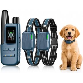 Shock Collar for 2 Dogs, 4500FT Training Collar with Remote for 10-120lbs in Kuwait
