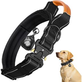 WINGOIN Dog Collar for Large Dogs, Heavy Duty Tactical Dog Collars in Kuwait