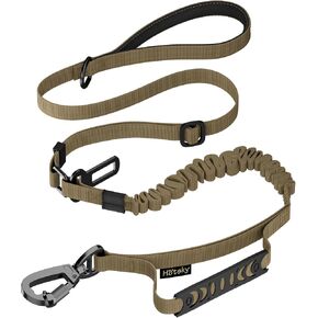 Hotsky Tactical Bungee Shock Absorbing No Pull Dog Leash,Purple Camo,4-6FT in Kuwait