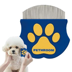 PETHROOM Professional Eye Comb for Pets, Stainless Steel Tear Stain Remover in Saudi Arabia
