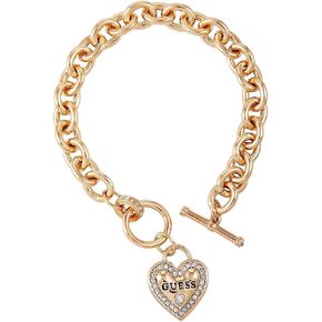 GUESS Logo Lock Toggle Close Charm Bracelet in Saudi Arabia