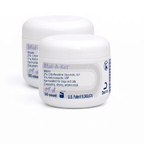 Mal-A-Ket Wipes, 2.25" Round, 50 Count jar in Kuwait