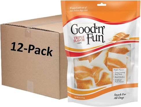 Good'n'Fun Triple Flavor Rawhide Chips with Real Chicken in Kuwait