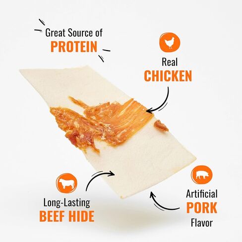 Good'n'Fun Triple Flavor Rawhide Chips with Real Chicken in Kuwait
