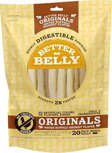 Better Belly Originals Small Roll Highly Digestible Dog Treats, 20 Count in Kuwait