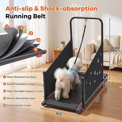 Dog Treadmill for Medium Small Dogs - 4 in 1 Pet Running Machine in Saudi Arabia