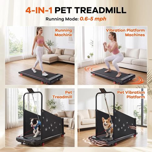 Dog Treadmill for Medium Small Dogs - 4 in 1 Pet Running Machine in Saudi Arabia