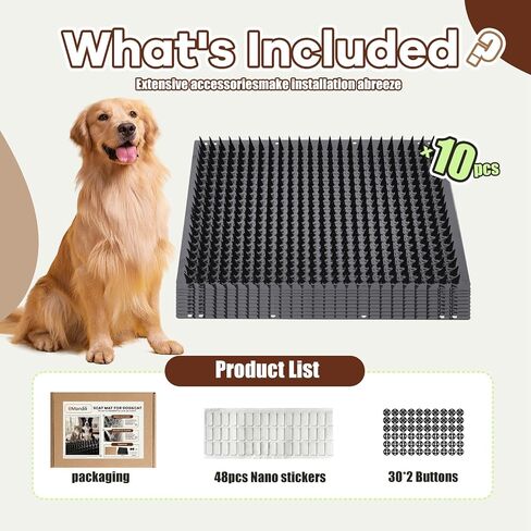 Mardili Scat Mat for Dogs, Keep Dogs Off Couch,Pet Repellent Mats(10 PCS) in Saudi Arabia