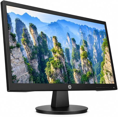 HP V22 FHD Monitor | 21.5-inch Diagonal FHD Computer Monitor with TN Panel and Blue Light Settings Monitor with Tiltable Screen HDMI and VGA Port | (9SV78AA#ABA) in Saudi Arabia