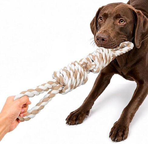 Fida Dog Rope Toys for Aggressive Chewers, Chew Toys for Large Medium Dogs in Saudi Arabia