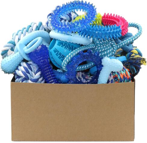 Beiker 20 Pack Puppy Chew Toys, Dog Teething Toys for Puppies Small Dogs in Saudi Arabia