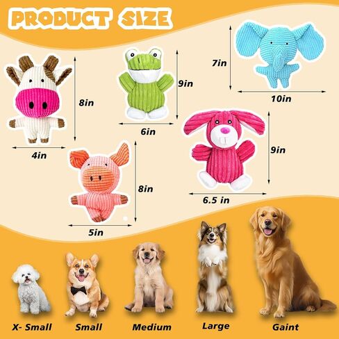 MRSOHRET Dog Squeak Toys Puppy Toys, Tough Dog Toys for Aggressive Chewers in Saudi Arabia