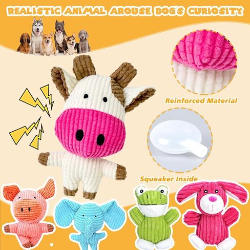 MRSOHRET Dog Squeak Toys Puppy Toys, Tough Dog Toys for Aggressive Chewers in Saudi Arabia