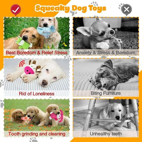 MRSOHRET Dog Squeak Toys Puppy Toys, Tough Dog Toys for Aggressive Chewers in Saudi Arabia