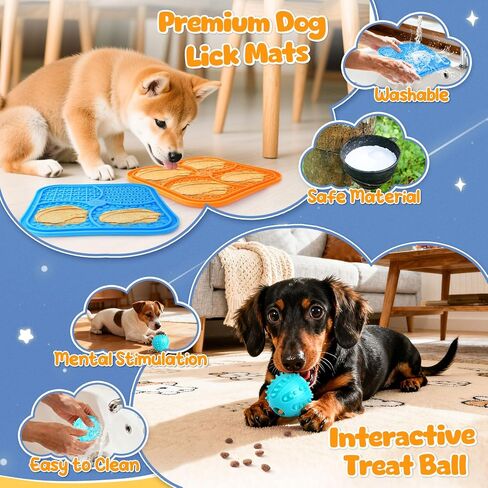 Heartbeat Puppy for Dogs, Calming Set with Lick Mat, Puppy Essentials in Saudi Arabia