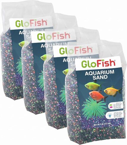 GloFish Aquarium Sand, Black with Fluorescent Accents, 5 lbs in Saudi Arabia