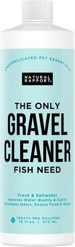 Natural Rapport Aquarium Gravel Cleaner, No-Vacuum Waste Reducer, 16 oz in Kuwait