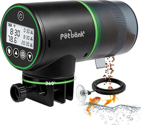 WiFi Automatic Fish Feeder for Aquarium with Temperature Monitoring in Kuwait