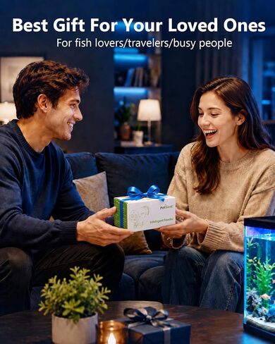 WiFi Automatic Fish Feeder for Aquarium with Temperature Monitoring in Kuwait